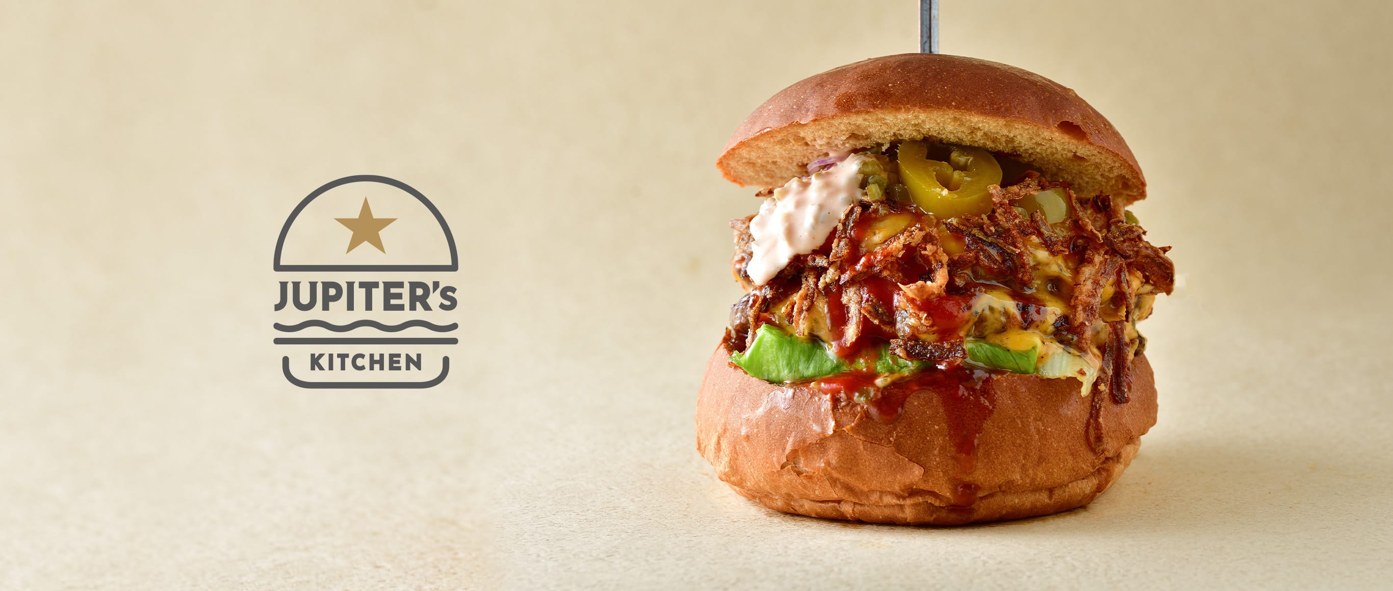 四万温泉のハンバーガー専門店「ジュピターズキッチン」